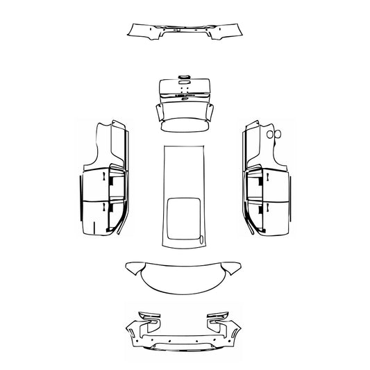 Pre-Cut PPF Chevrolet Suburban High Country 2025 - PPF-Kits