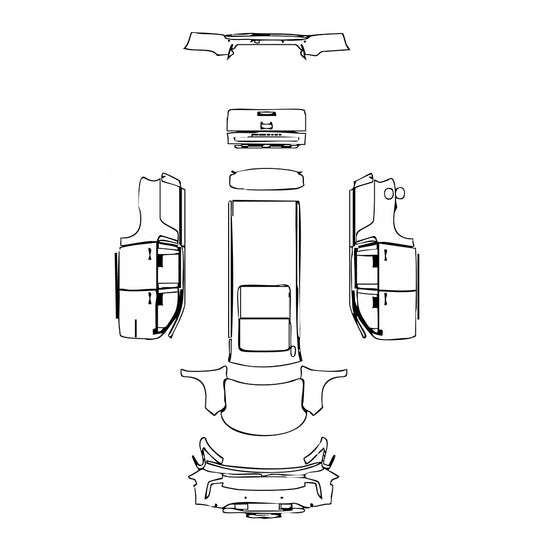 Pre-Cut PPF Chevrolet Suburban RST 2021 - PPF-Kits