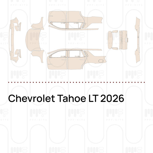 Chevrolet Tahoe LT 2026 – Forskåret PPF-lakbeskyttelsesfilm