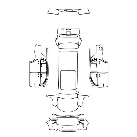 Pre-Cut PPF Chevrolet Tahoe RST 2024 - PPF-Kits
