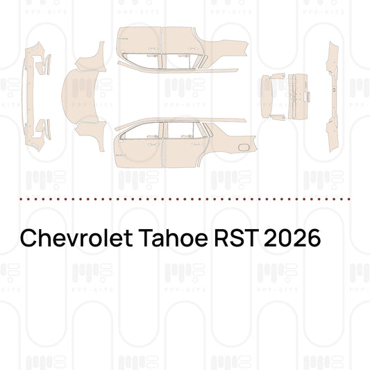 Chevrolet Tahoe RST 2026 – Forskåret PPF-lakbeskyttelsesfilm