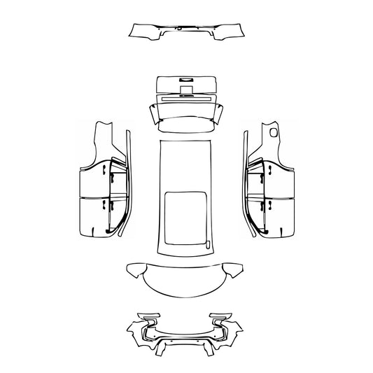 Pre-Cut PPF Chevrolet Tahoe Z71 2022 - PPF-Kits