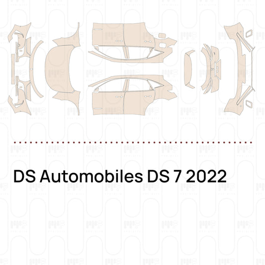 DS Automobiles DS 7 2022 – Forskåret PPF-lakbeskyttelsesfilm