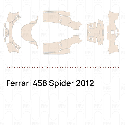 Pre-Cut PPF Ferrari 458 Spider 2012