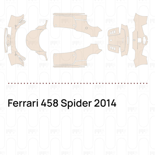 Pre-Cut PPF Ferrari 458 Spider 2014
