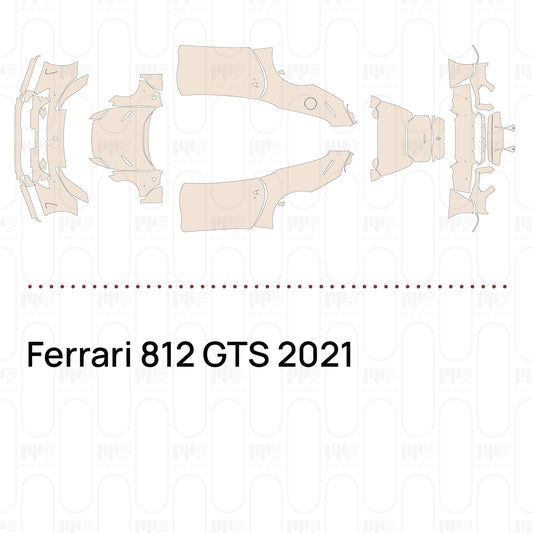 Pre-Cut PPF Ferrari 812 GTS 2021