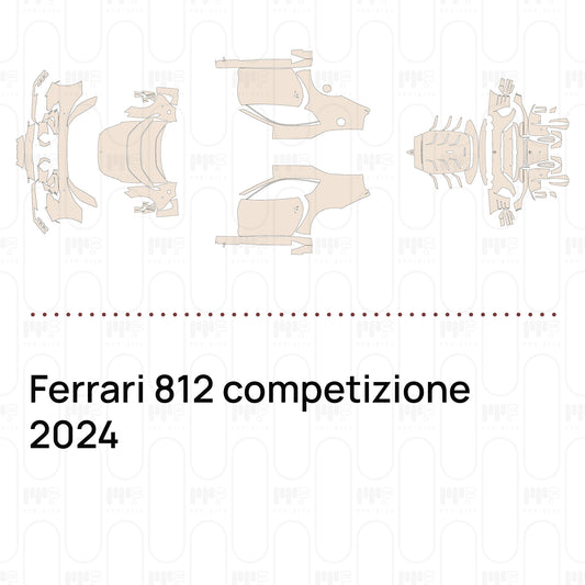 Pre-Cut PPF Ferrari 812 competizione 2024