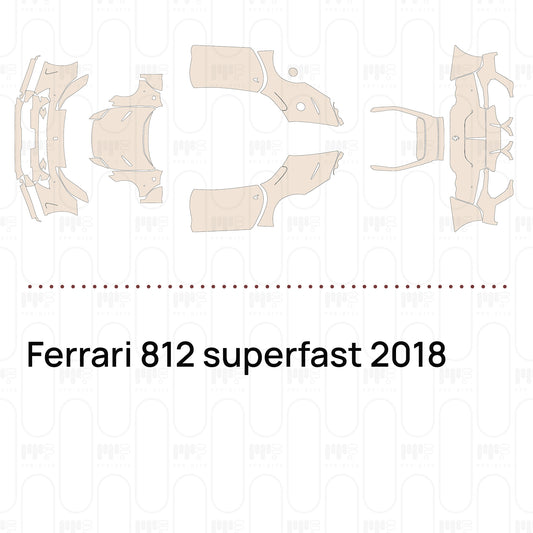 Pre-Cut PPF Ferrari 812 superfast 2018