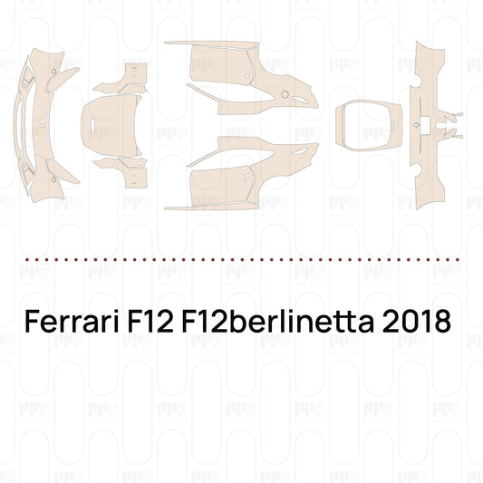 Pre-Cut PPF Ferrari F12 F12berlinetta 2018