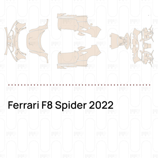 Pre-Cut PPF Ferrari F8 Spider 2022