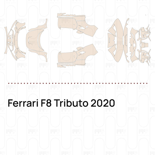 Pre-Cut PPF Ferrari F8 Tributo 2020