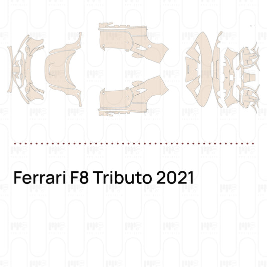 Pre-Cut PPF Ferrari F8 Tributo 2021