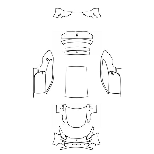 Pre-Cut PPF Ferrari FF 2015 - PPF-Kits