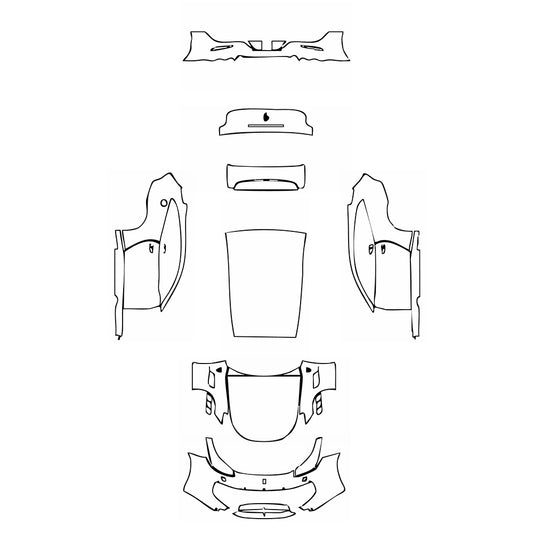 Pre-Cut PPF Ferrari GTC4Lusso GTC4Lusso 2018 - PPF-Kits