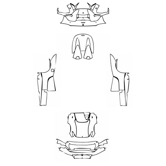 Pre-Cut PPF Ferrari Monza Monza SP2 2019 - PPF-Kits