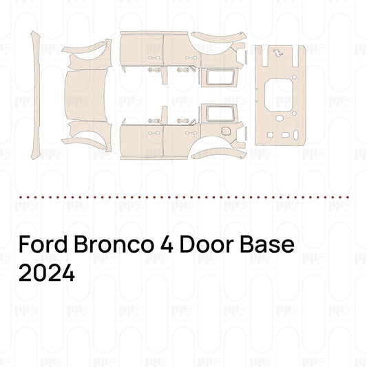 Pre-Cut PPF Ford Bronco 4 Door Base 2024