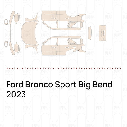 Pre-Cut PPF Ford Bronco Sport Big Bend 2023