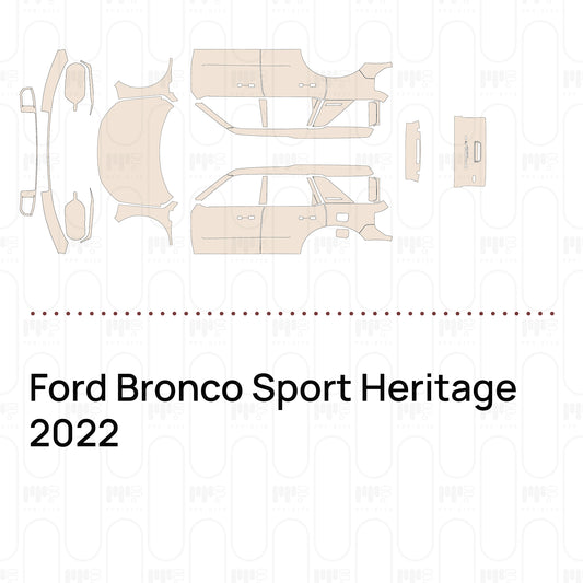 Pre-Cut PPF Ford Bronco Sport Heritage 2022