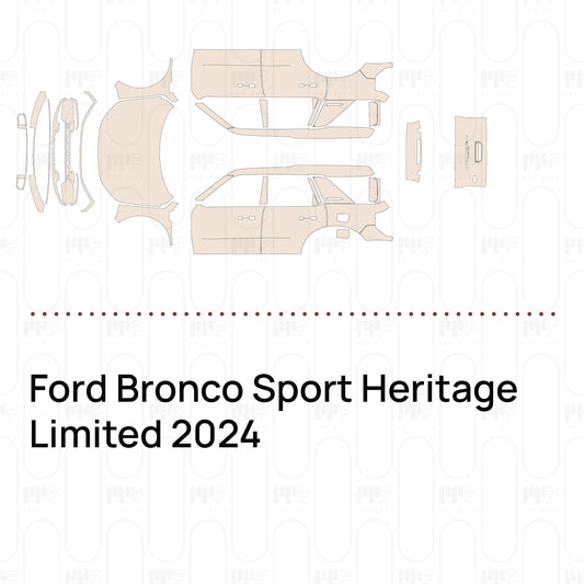 Pre-Cut PPF Ford Bronco Sport Heritage Limited 2024