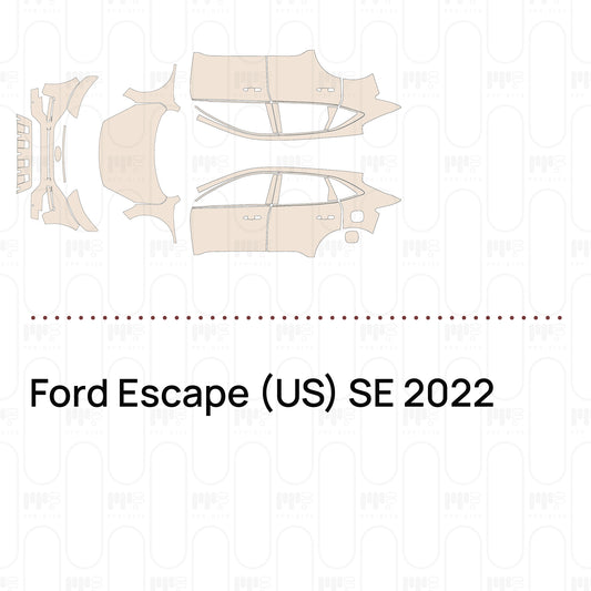 Pre-Cut PPF Ford Escape (US) SE 2022