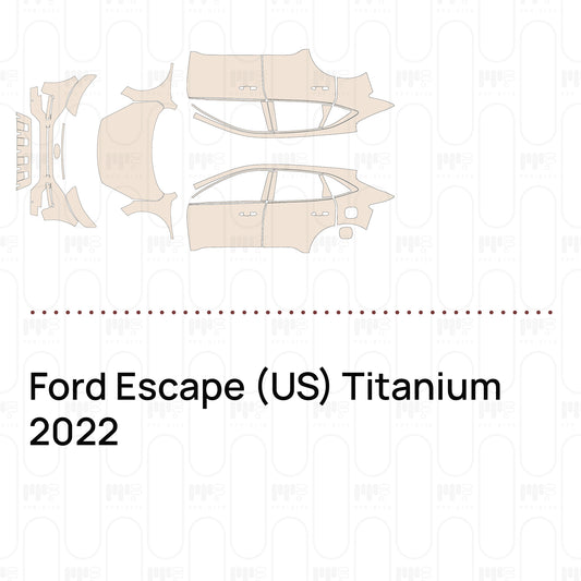Pre-Cut PPF Ford Escape (US) Titanium 2022