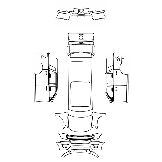 Pre-Cut PPF Ford Expedition Standard Wheelbase King Ranch 2018 - PPF-Kits