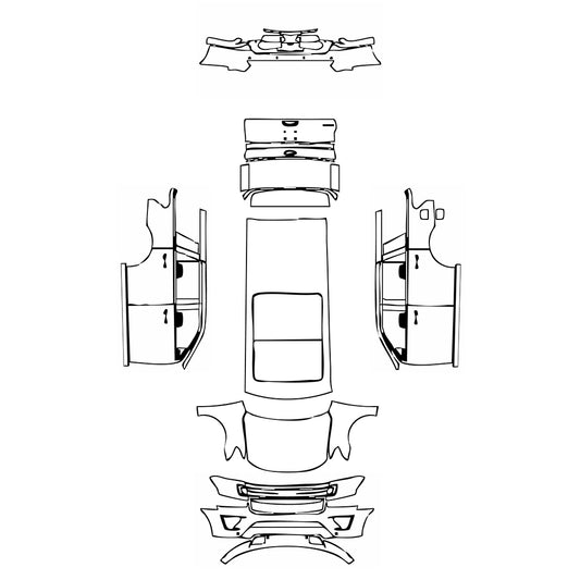 Pre-Cut PPF Ford Expedition Standard Wheelbase Limited 2020 - PPF-Kits
