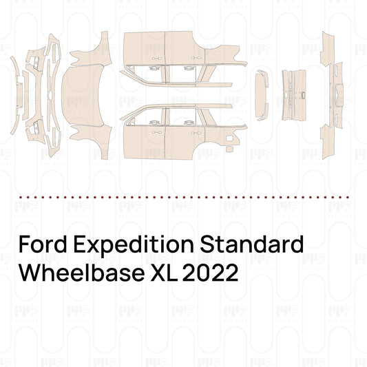 Pre-Cut PPF Ford Expedition Standard Wheelbase XL 2022