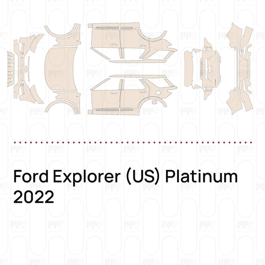 Pre-Cut PPF Ford Explorer (US) Platinum 2022