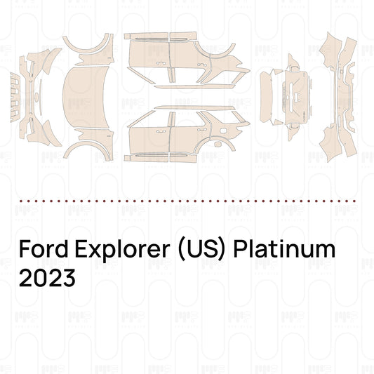 Pre-Cut PPF Ford Explorer (US) Platinum 2023