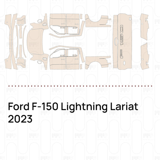 Pre-Cut PPF Ford F-150 Lightning Lariat 2023