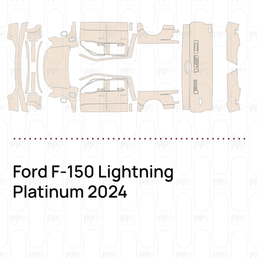 Pre-Cut PPF Ford F-150 Lightning Platinum 2024