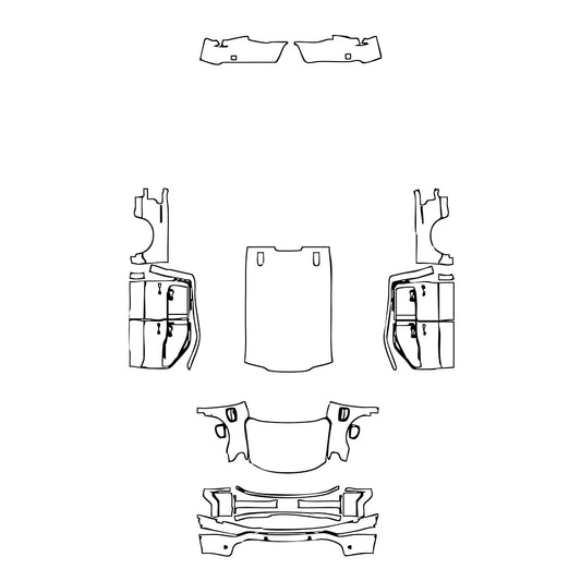Pre-Cut PPF Ford F-150 Lightning Pro 2022 - PPF-Kits