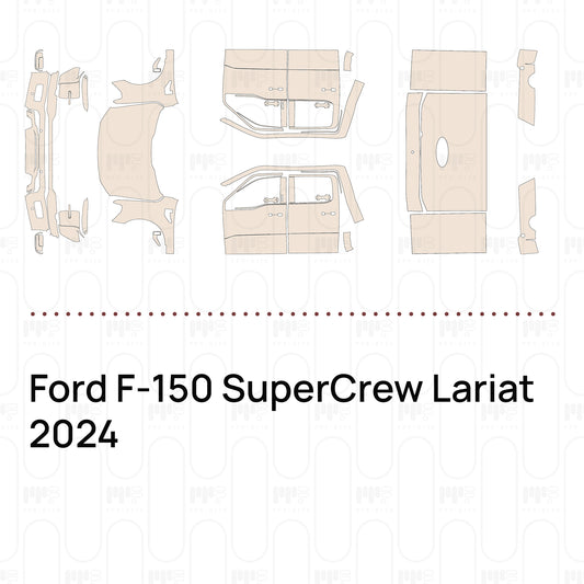 Pre-Cut PPF Ford F-150 SuperCrew Lariat 2024