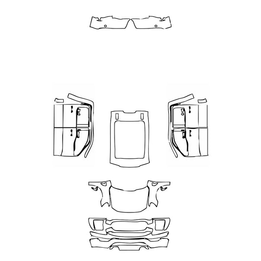 Pre-Cut PPF Ford F-150 SuperCrew Limited 2022 - PPF-Kits