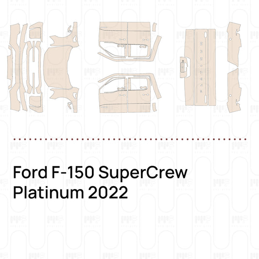 Pre-Cut PPF Ford F-150 SuperCrew Platinum 2022