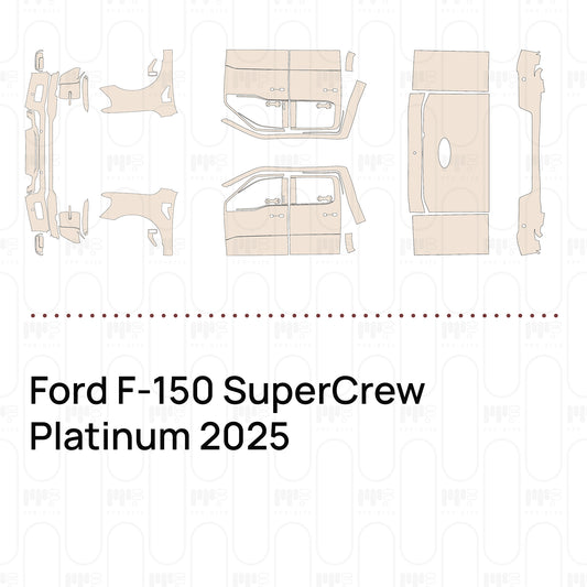 Pre-Cut PPF Ford F-150 SuperCrew Platinum 2025