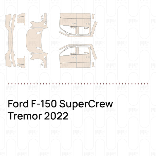 Pre-Cut PPF Ford F-150 SuperCrew Tremor 2022