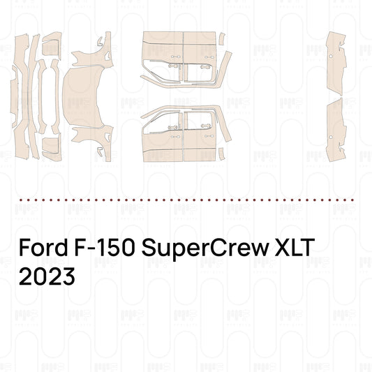Pre-Cut PPF Ford F-150 SuperCrew XLT 2023