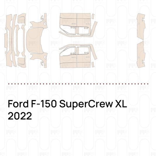 Pre-Cut PPF Ford F-150 SuperCrew XL 2022