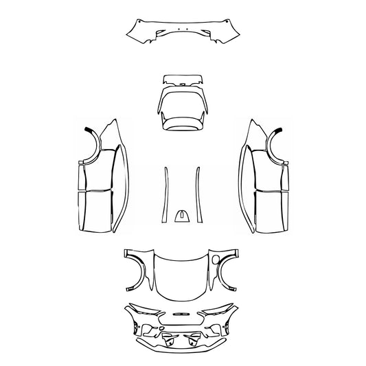 Pre-Cut PPF Ford Mach-E (CN) GT 2022 - PPF-Kits