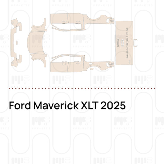Ford Maverick XLT 2025 – Forskåret PPF-lakbeskyttelsesfilm