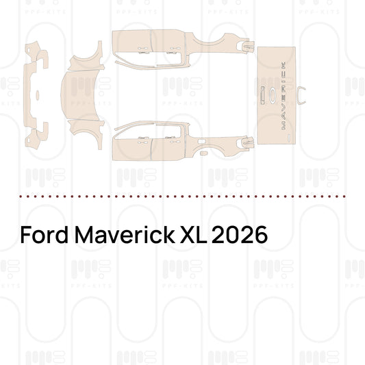 Ford Maverick XL 2026 – Forskåret PPF-lakbeskyttelsesfilm