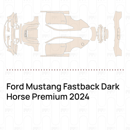 Pre-Cut PPF Ford Mustang Fastback Dark Horse Premium 2024