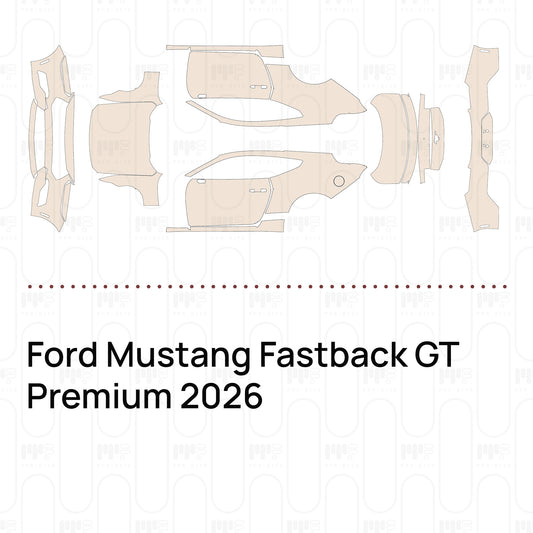 Pre-Cut PPF Ford Mustang Fastback GT Premium 2026
