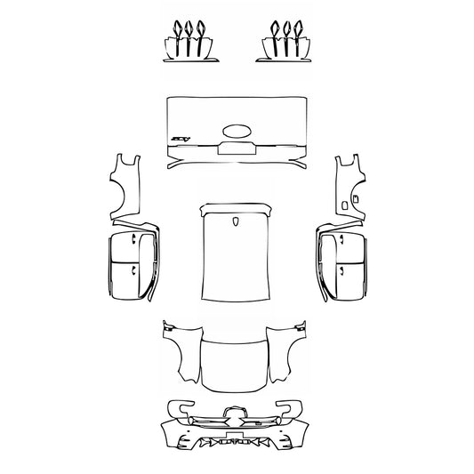 Pre-Cut PPF Ford Ranger (EU) MS-RT Double Cab 2025 - PPF-Kits