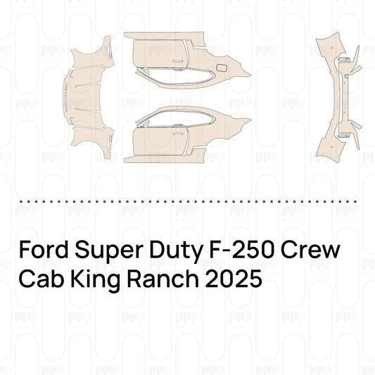 Pre-Cut PPF Ford Super Duty F-250 Crew Cab King Ranch 2025