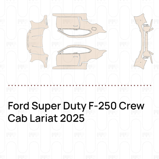 Pre-Cut PPF Ford Super Duty F-250 Crew Cab Lariat 2025