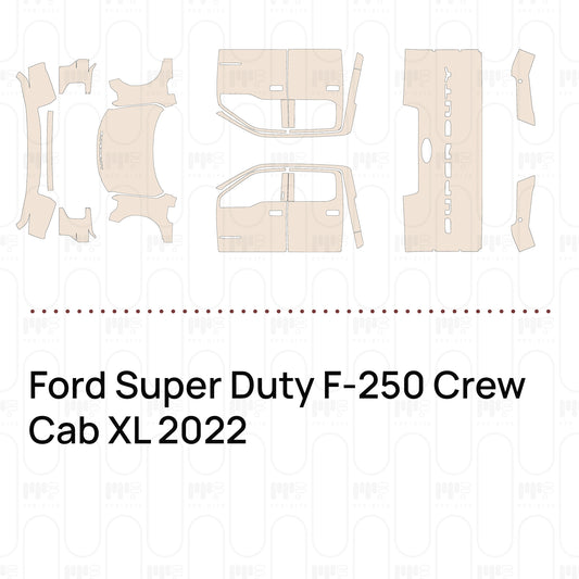 Pre-Cut PPF Ford Super Duty F-250 Crew Cab XL 2022