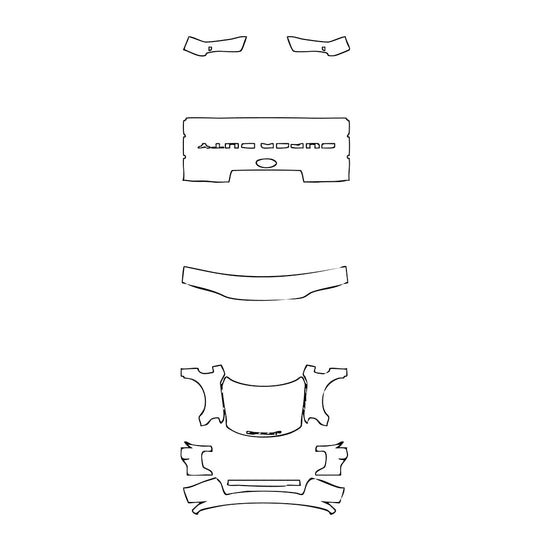 Pre-Cut PPF Ford Super Duty F-250 Super Cab XLT 2022 - PPF-Kits